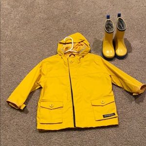 BabyGap Rain Coat and Rain Boots (18-24 months)